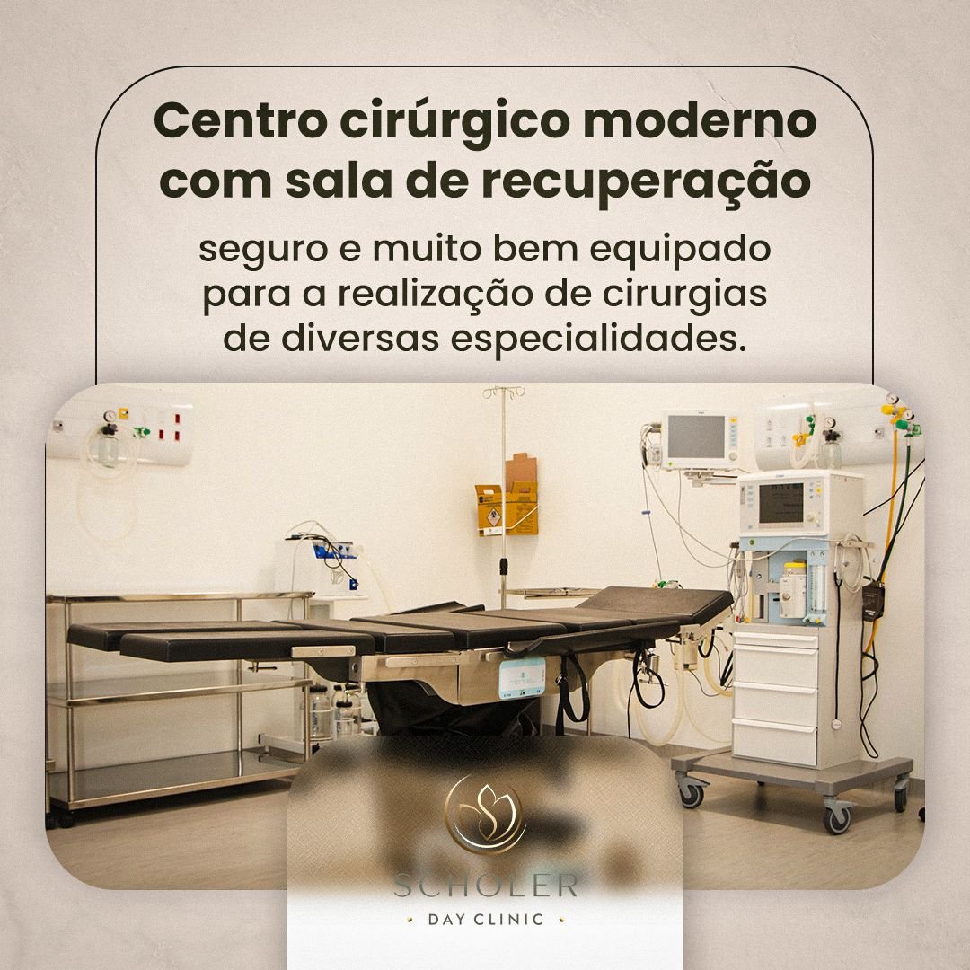 Centro cirúrgico moderno da Scholer Day Clinic